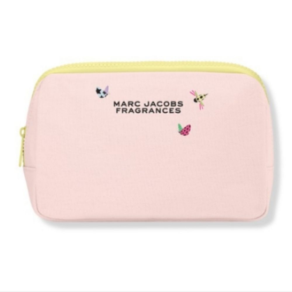 Marc Jacobs Light Pink Cosmetics Toiletries Pouch Bag Case